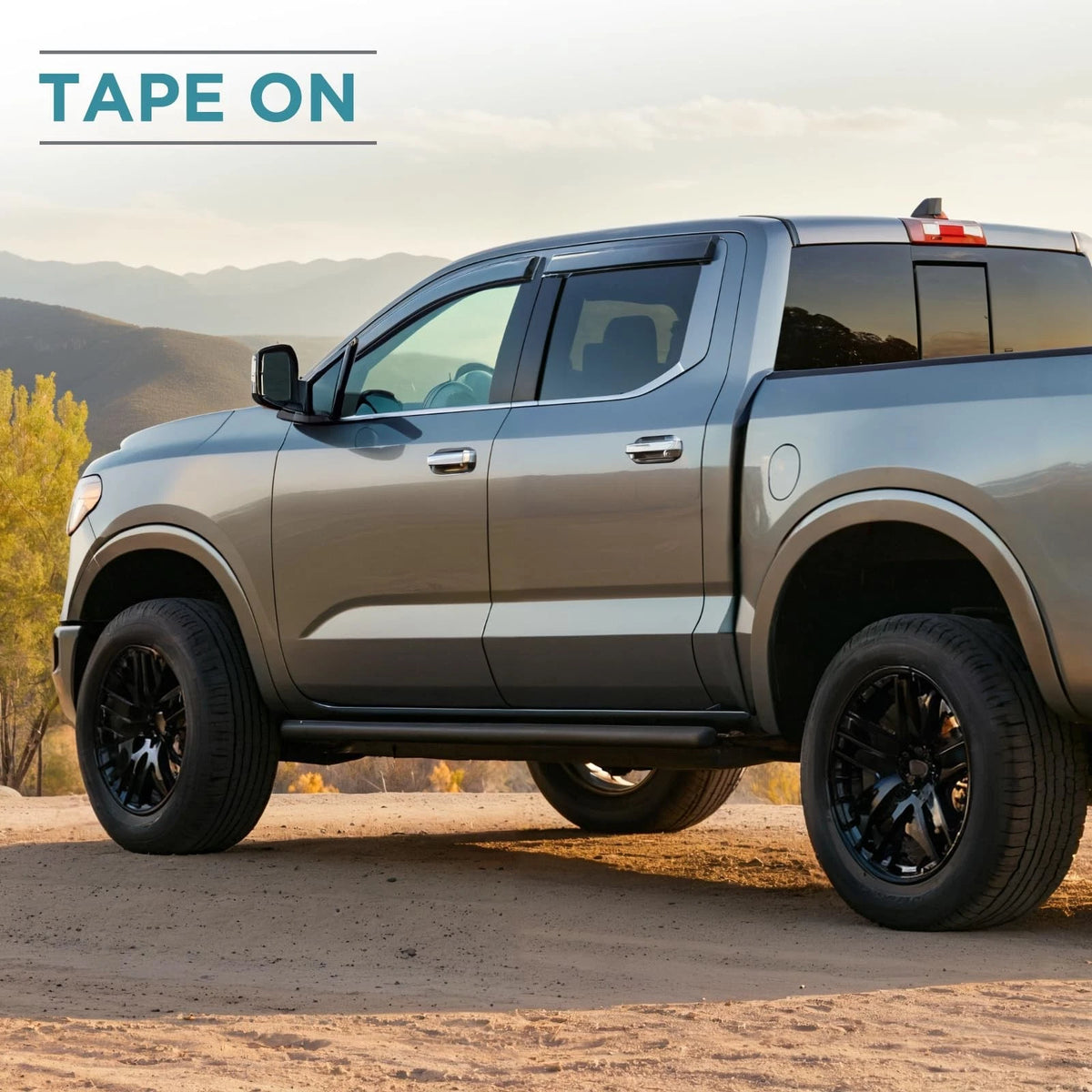 Window Visors for Chevy Silverado/GMC Sierra (2007–2014) Rain Guards