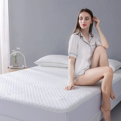 Twin Size Waterproof Mattress Protector for Bed (Fitted, Deep)