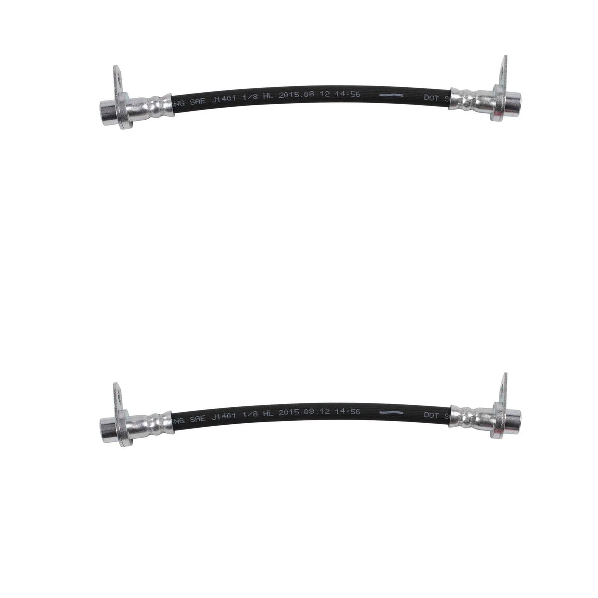 Set of 2 Rear Inner Brake Hydraulic Hoses for Dodge Journey (2009–2013)