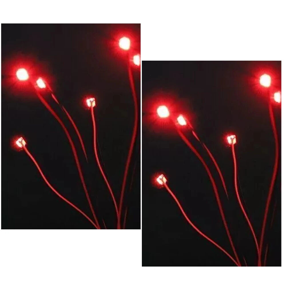 50PC Pre Wired Red SMD LEDs Lighting Kit for Various Applications
