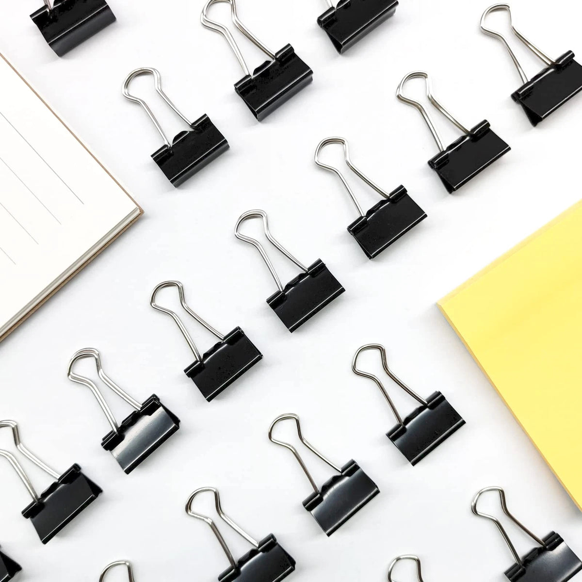 120Pcs Mini Binder Clips 5/8 inch (15mm) for Office Use