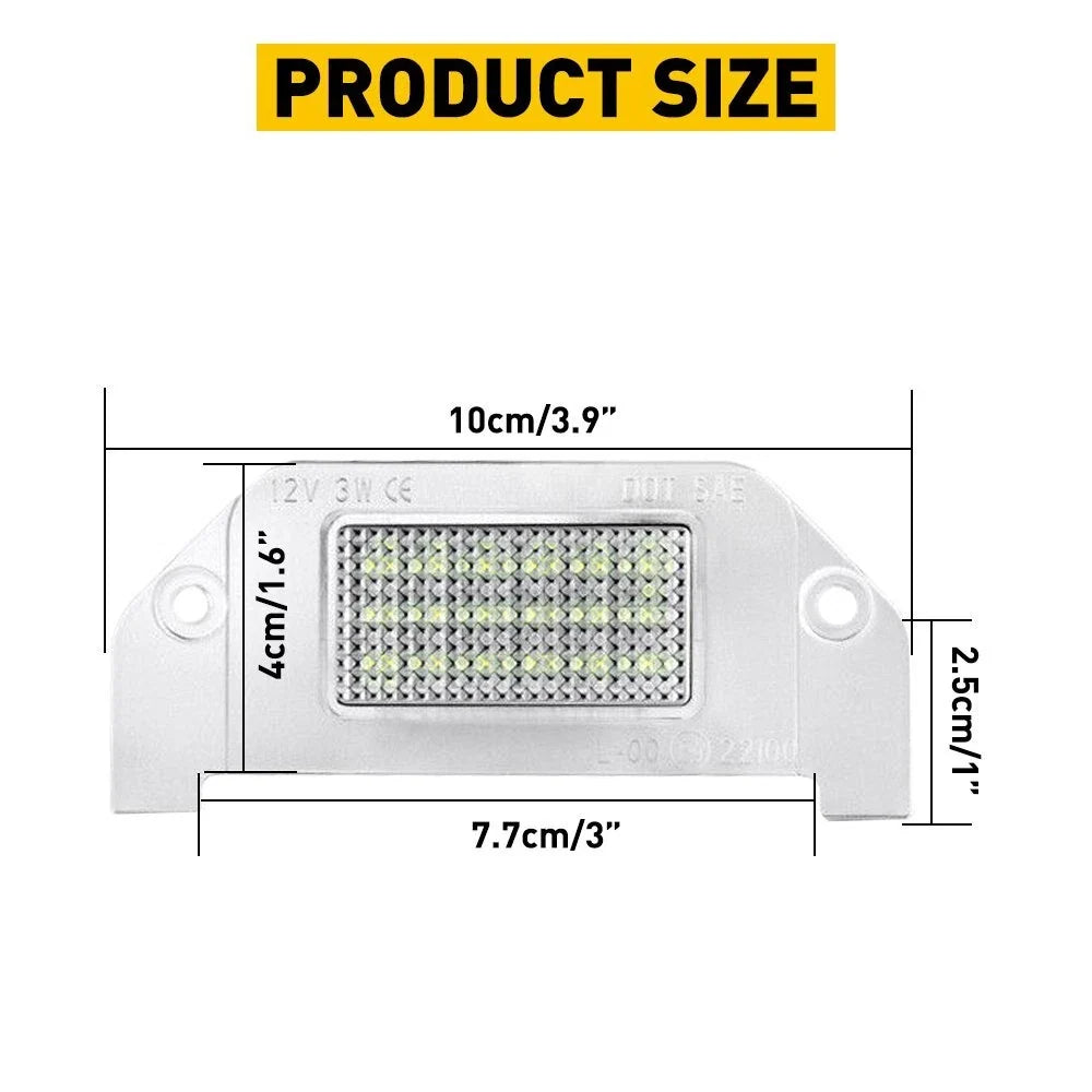 18-LED License Plate Light for Dodge (6000K)