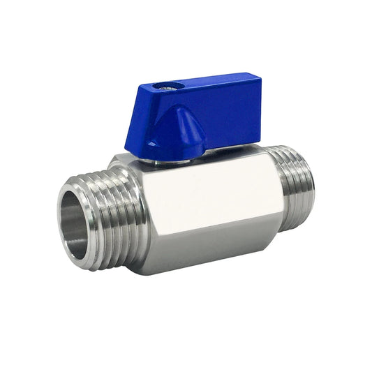 1" NPT Male Mini Ball Valve for Various Applications (316 Stainless Steel)
