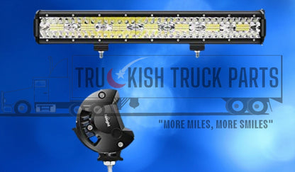 2X 20 Inch 126W Spot Flood Combo LED Light Bar for ZH003