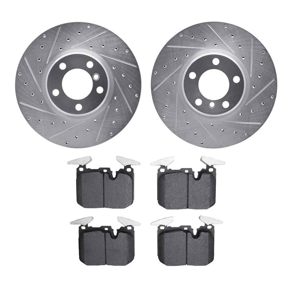 Rotor Set for BMW 228i/228i xDrive (2014–2016) ALX-PAU-DF-7612-31092-CLA6