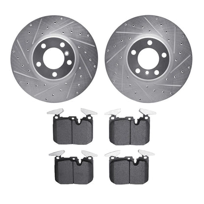 Rotor Set for BMW 228i/228i xDrive (2014–2016) ALX-PAU-DF-7612-31092-CLA6