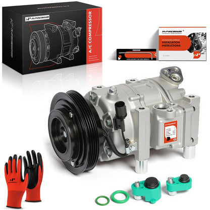 A/C Compressor with Clutch for Hyundai Elantra (2007–2012) 977012H100, CO10947C