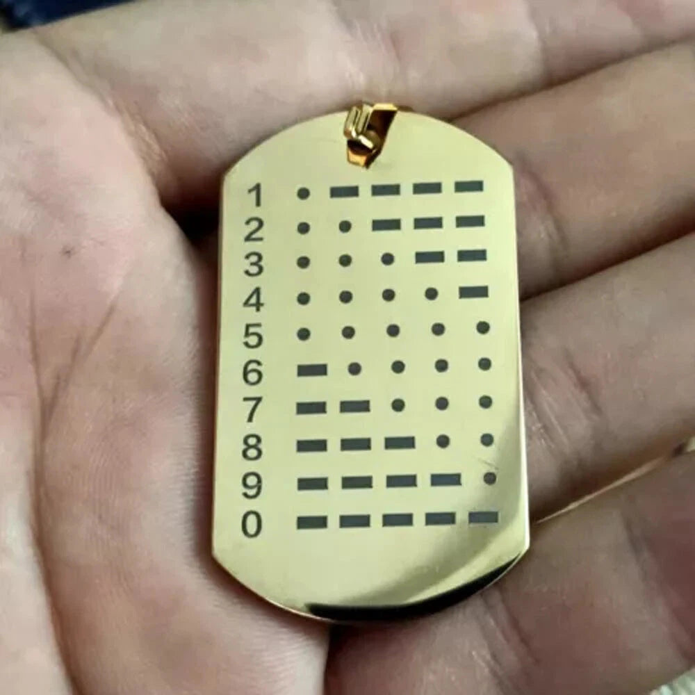 1/2PC Morse Code Commemorative Coin for Training