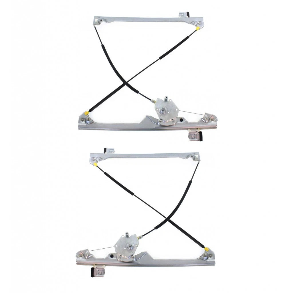 Set of 2 Manual Window Regulators for Chevy Silverado 2500 HD (2007–2014) - MLX-PAIR-SHE902-900L-CL360A58, GM1350182
