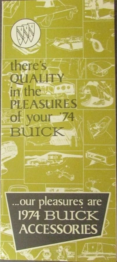 Travel & Towing Accessories Brochure for Buick (1974)
