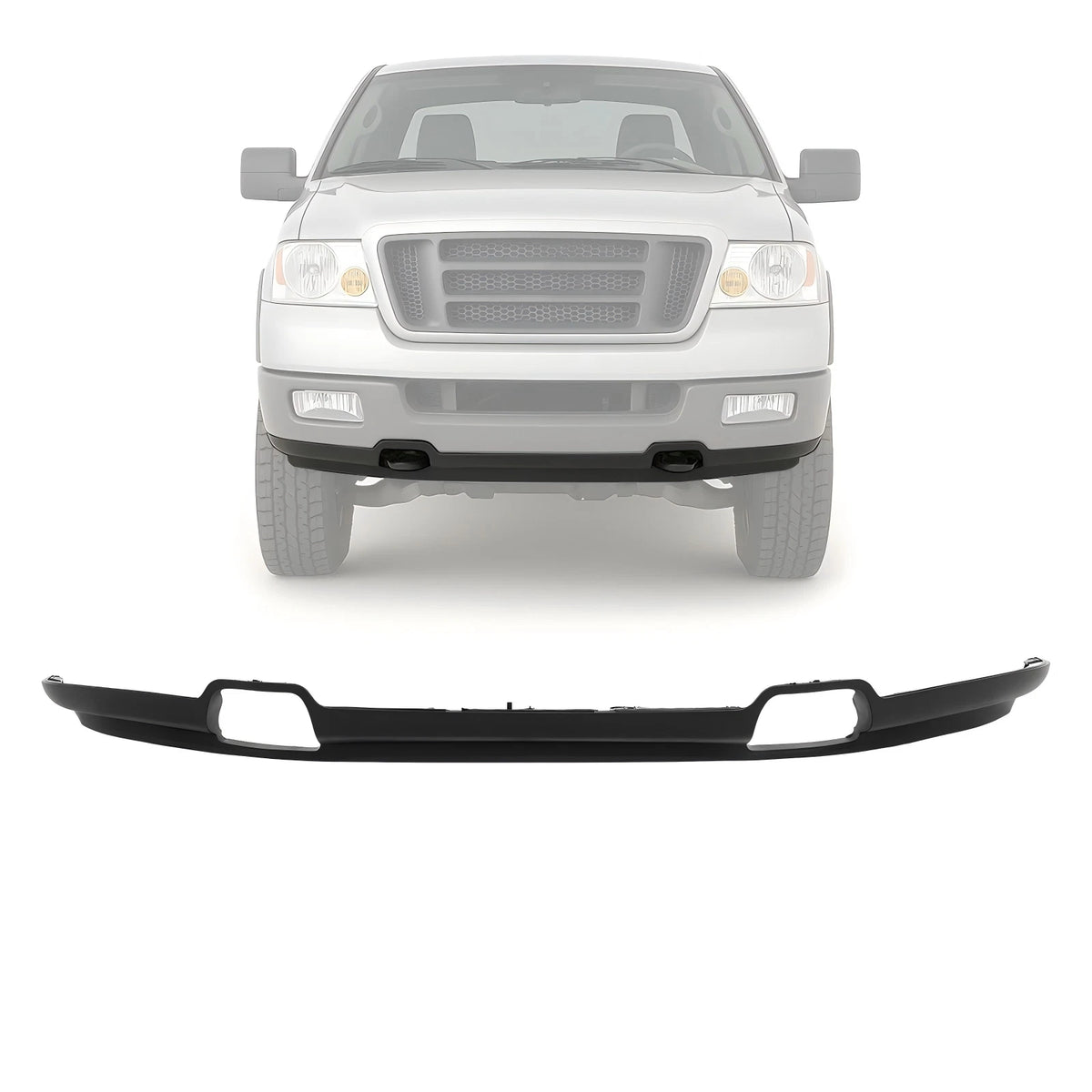 Front Bumper Lower Valance Spoiler for Ford F-150 4WD (2004–2005) - CON-A000000690, 4L3Z17626BAB, FO1095206