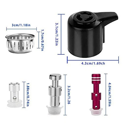 Steam Release Handle and Float Valve Replacement Parts with Anti-Block Shield