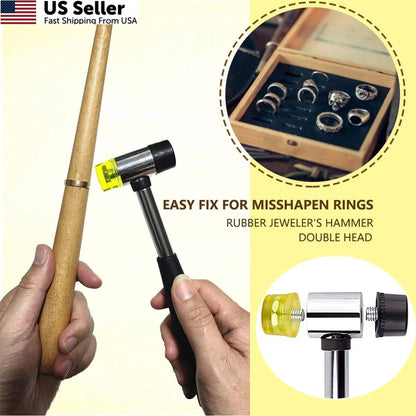 Ring Sizer Measuring Tool Mandrel Sizing Kit