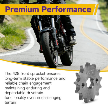 428 13T 17mm Front Engine Sprocket for Motorcycle (Compatible)