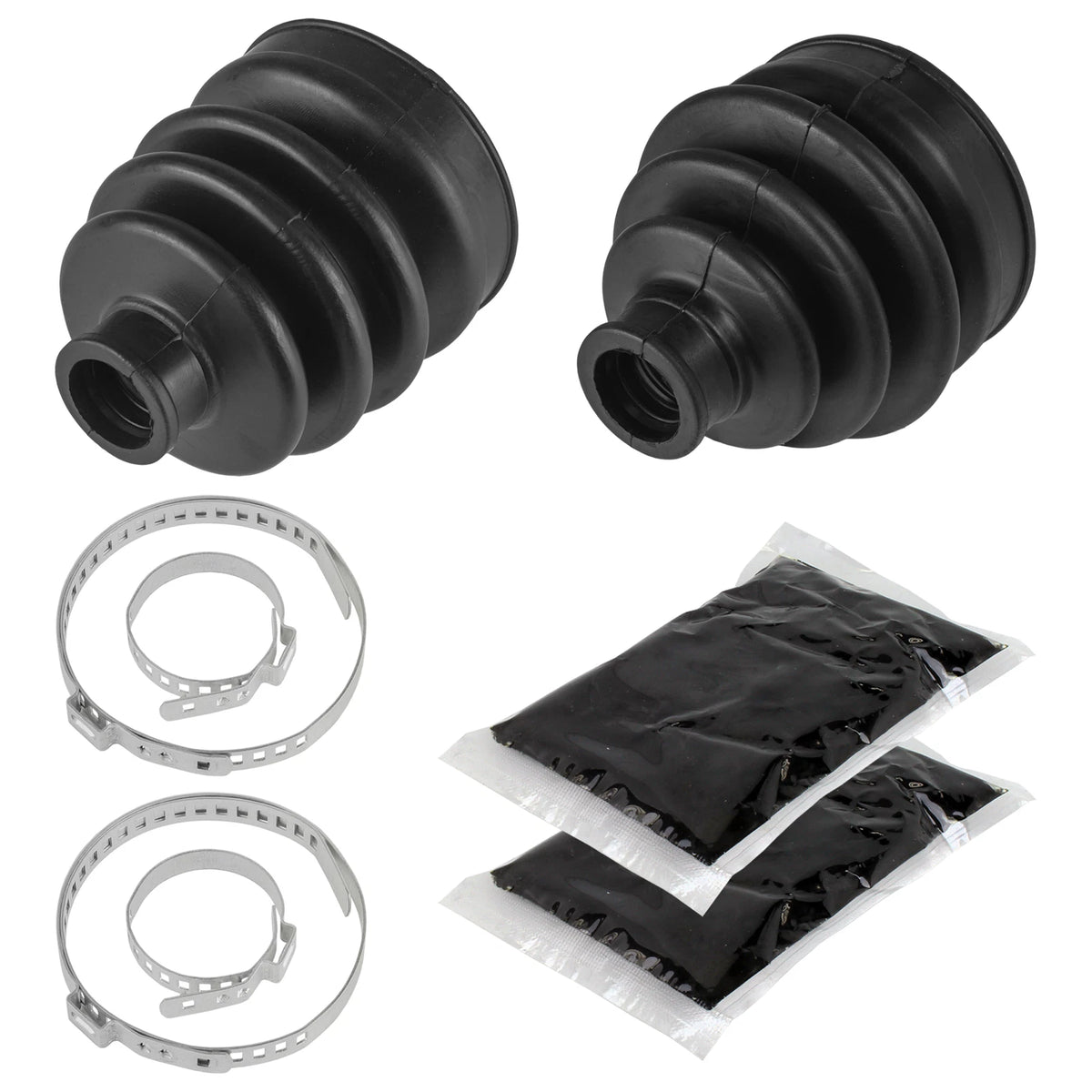 Front Axle Inner Outer CV Boot Kit for Kawasaki Mule 3010 (2003–2007) BO101+BO119