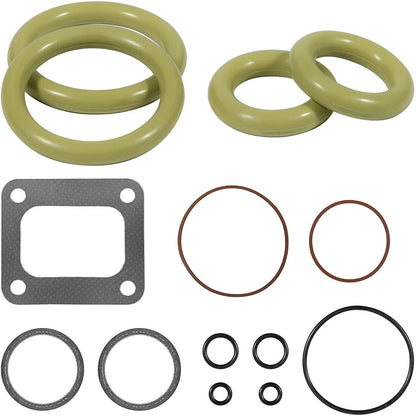 Turbo Pedestal O-rings Seal Kit + Base Gasket Set for Ford 7.3L Powerstroke (1994–2003)