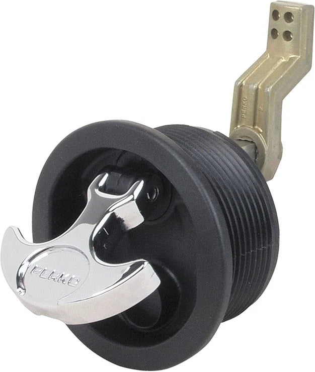 Surface Mount Flush Latch for Perko 1092DP3BLK (Black with Chrome Handle)