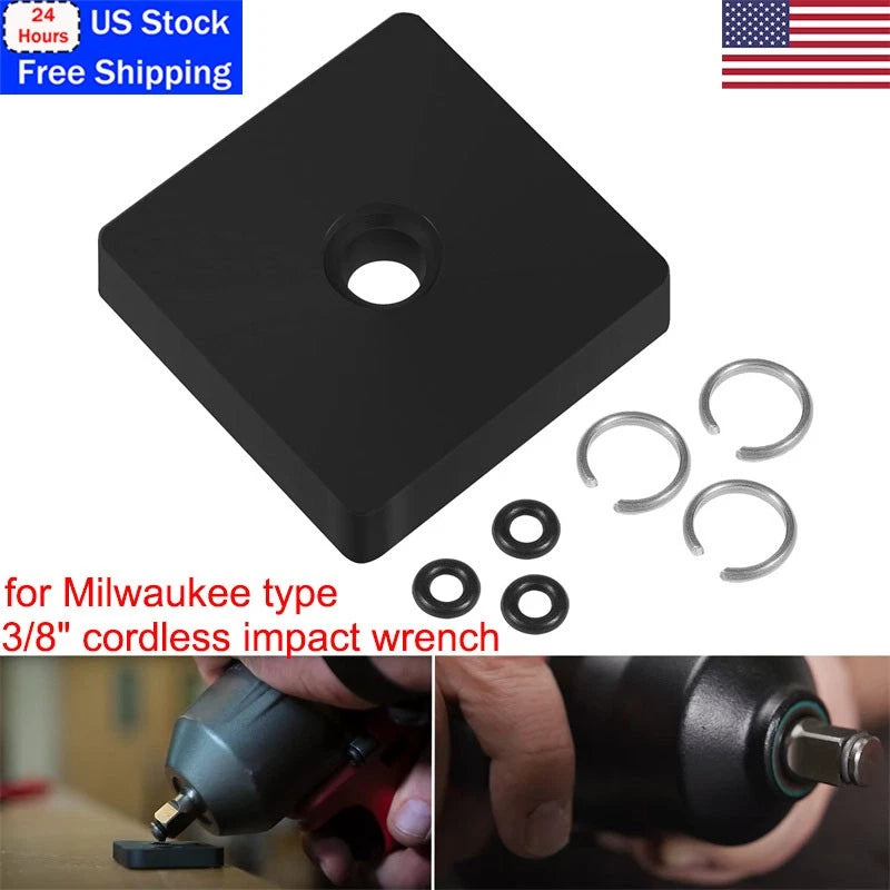 Set of 3 Retaining Ring Clips with O-Ring for Milwaukee Type 3/8" Impact Wrench