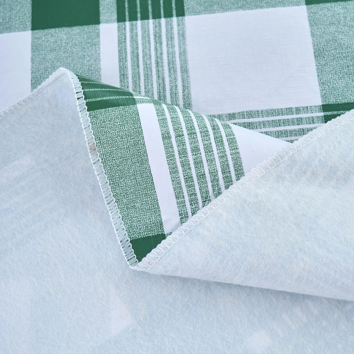 48 Inch Round Vinyl Tablecloth with Flannel Backing (Waterproof)