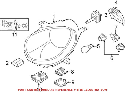 Headlight Control Module - High Intensity Discharge for BMW 631
