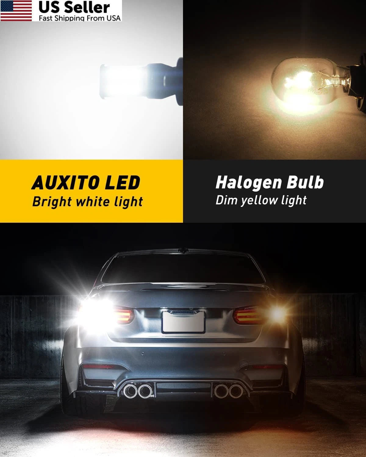 2X AUXITO 912 921 LED Bulb for Backup Light Reverse Lights