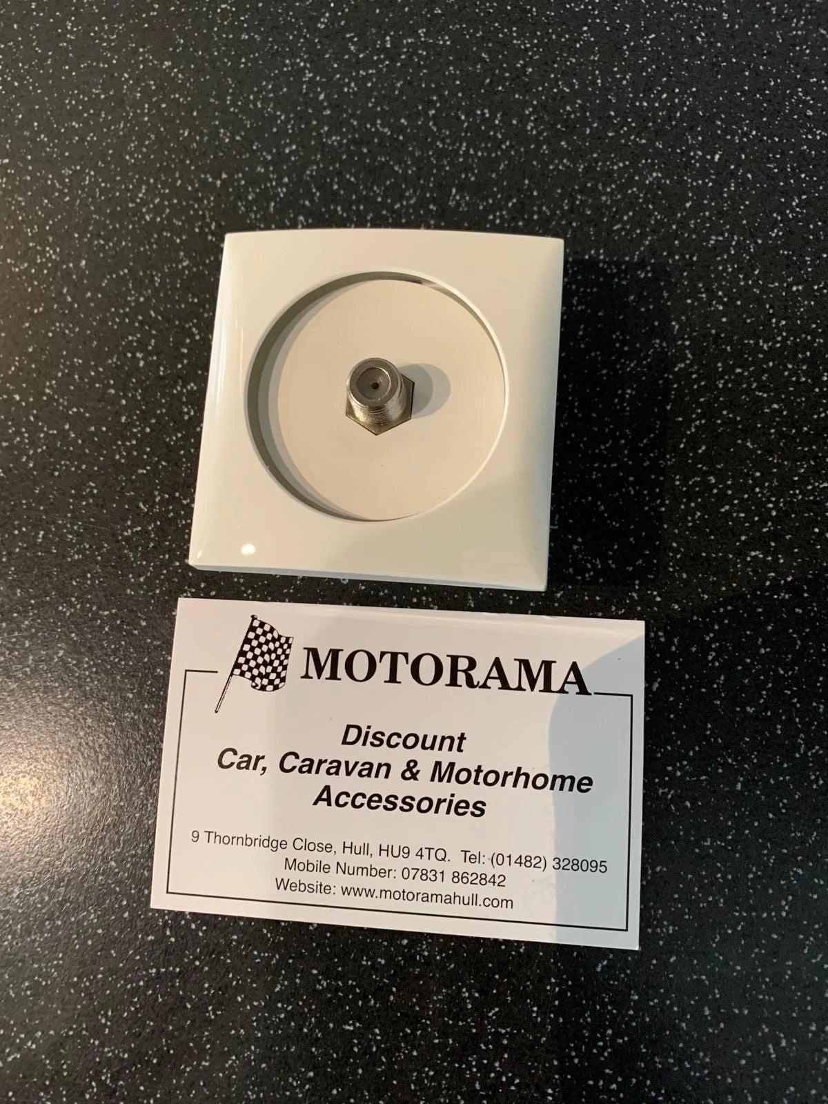 Single Satellite Socket for Caravan Motorhome Van Conversion