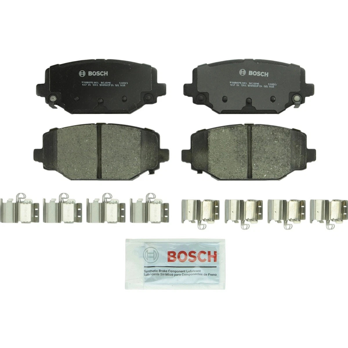 2X Brake Pad Set BC1596 for Dodge Grand Caravan (2012–2020)