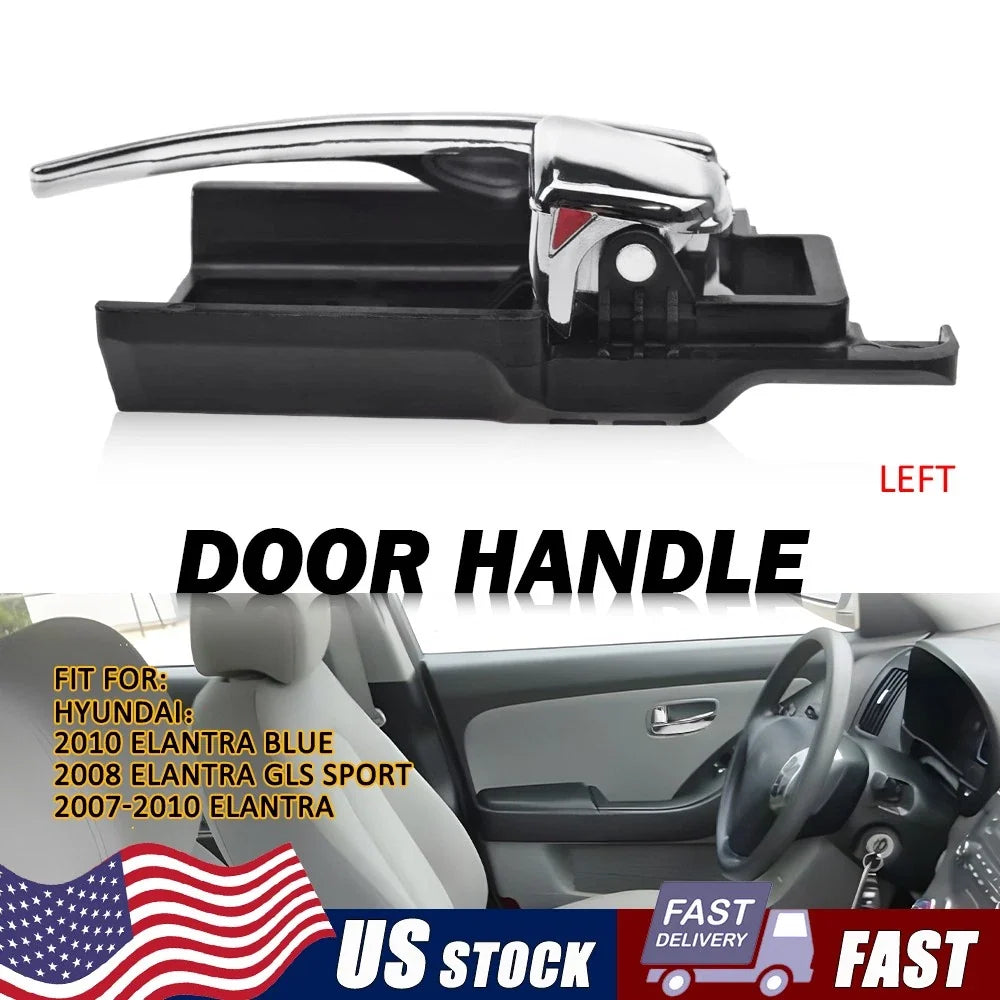 LH Chrome Door Handle for 2007–2010 Hyundai Elantra