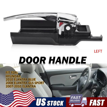 LH Chrome Door Handle for 2007–2010 Hyundai Elantra