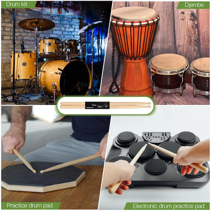 2 Pairs 7A Drum Sticks for 7A (No Year Range)