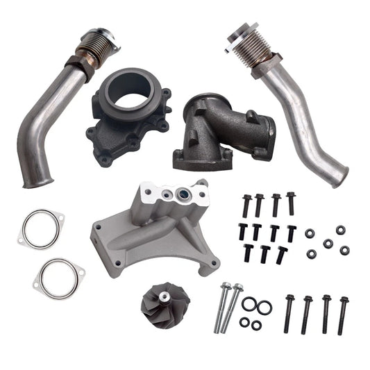 Upgraded Turbo Pedestal & Up Pipes for Ford 7.3L Powerstroke (1999.5–2003)