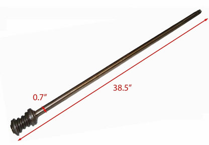 Steering Worm & Column Shaft Assembly for Willys Jeep (38.5")