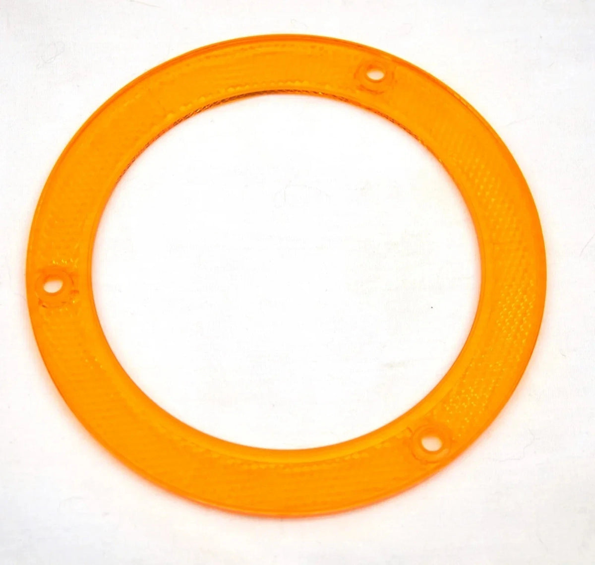Reflector Ring for 4" Round Light Amber Acrylic (w/Hardware) GG#81632