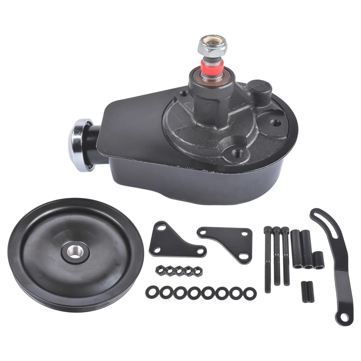 Small Block Chevy Power Steering Pump with Bracket & Pulley