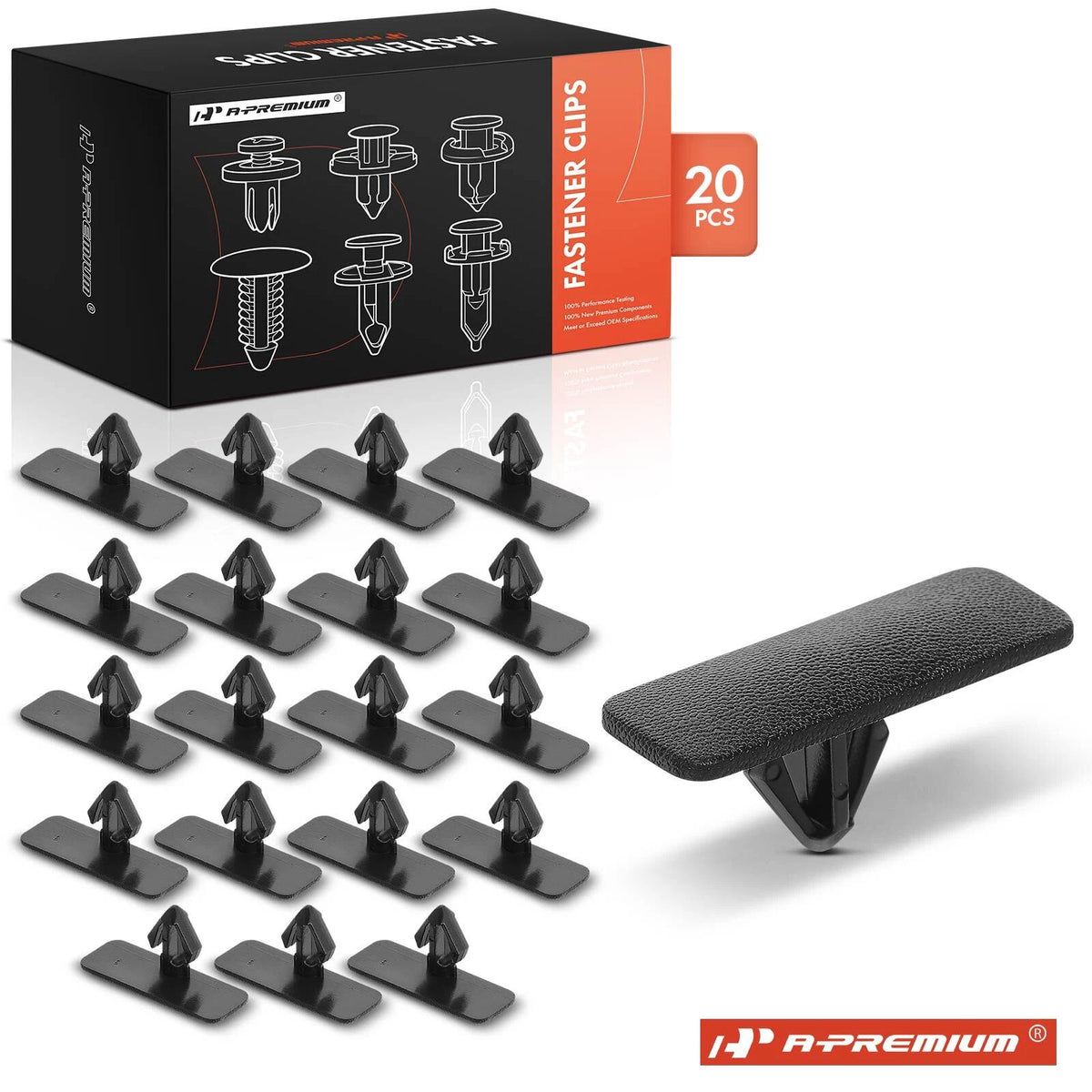 30Pcs Nylon Rocker Panel Molding Retainer Clip for Chevy Impala (10437565, 10352803, 19800)