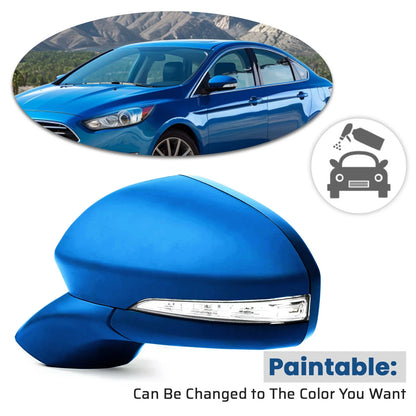 Driver Side Power Mirror - Fold, Paintable for Ford Fusion 2013-2016