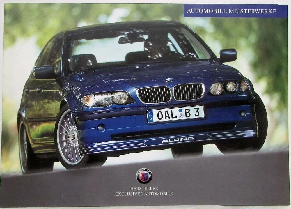 Meisterwerke Sales Folder for BMW (2001–2006)