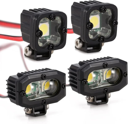 4X LED Headlight for TRX-4 TRX6 SCX10 (2017–2023)