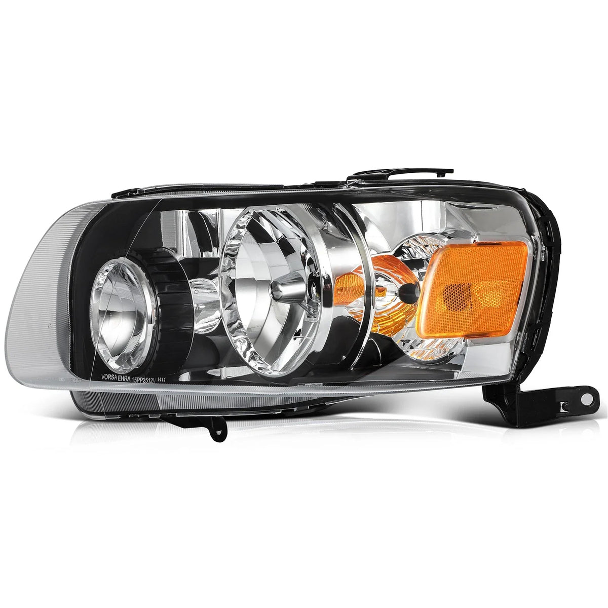 Pair Headlight Assembly for Ford Escape (2005–2007) - Black Amber
