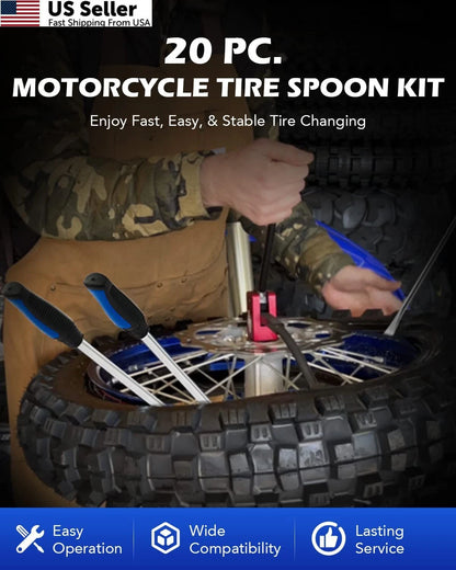 20pc Tire Spoon Kit for Orion Motor Tech (14.5")