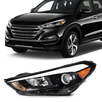 Driver Side Headlight Assembly for 2016-2018 Hyundai Tucson
