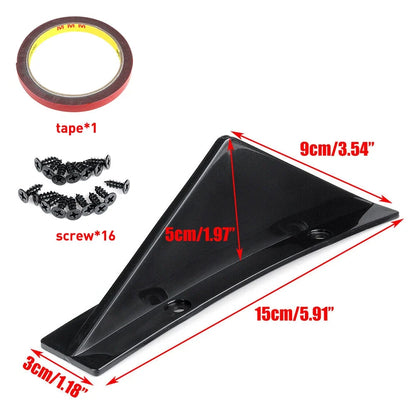 Rear Bumper Diffuser Spoiler Lip Wing Splitter for