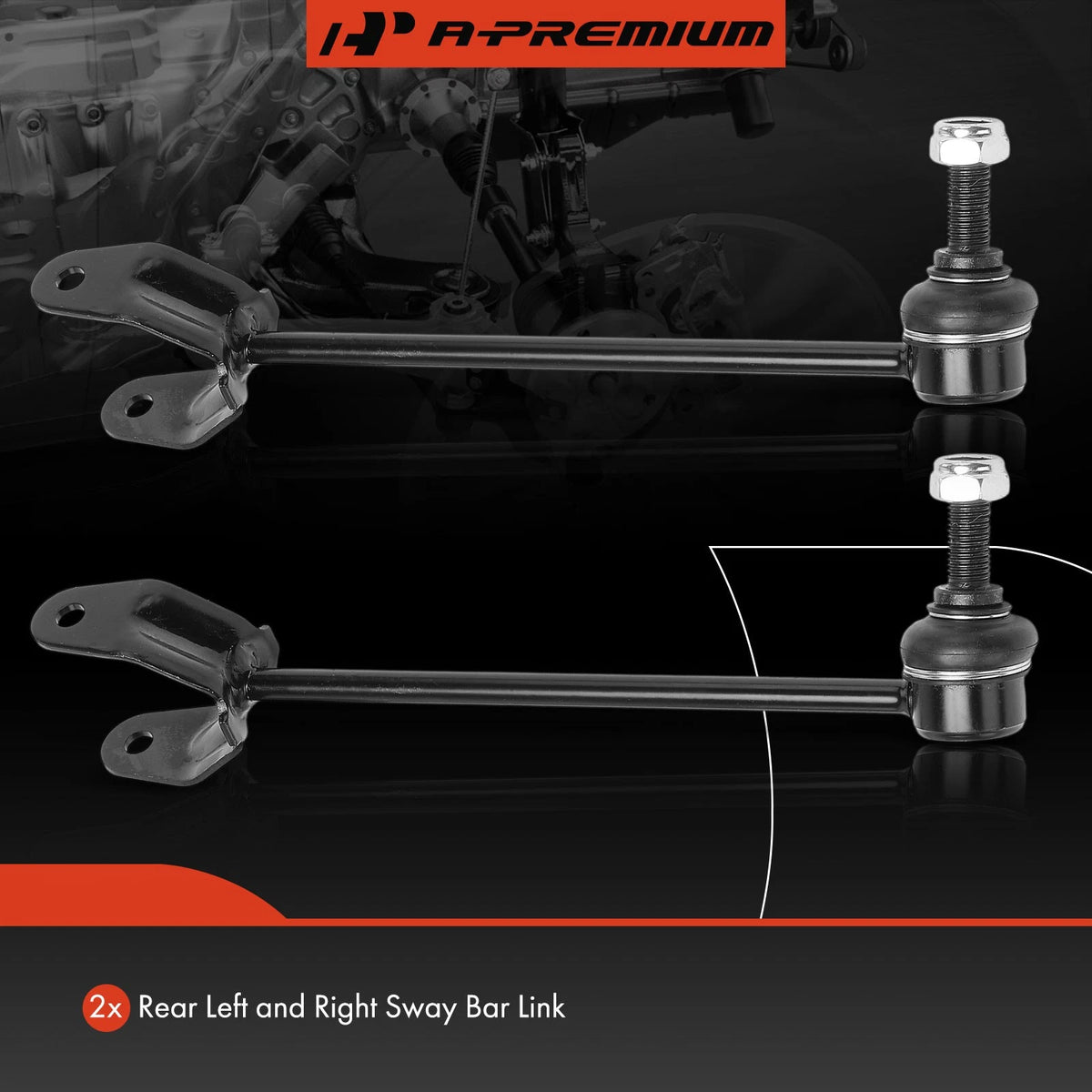 2X Rear Side Sway Bar Link for Lexus LS460 LS600h (2007–2017) - 4883050040, 4884050020, MS86860, MS86861