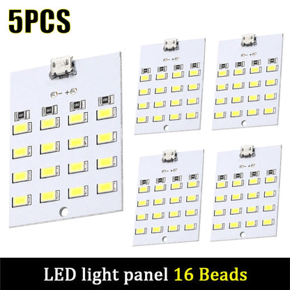 5Pcs White LED Lighting Panel for Emergency Use (2016–2023)