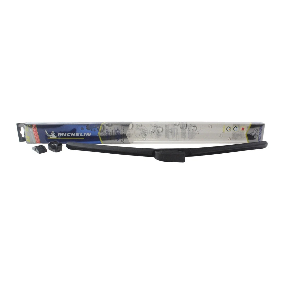 Set of 2 Michelin Optimum+ Beam Wiper Blades for Audi Cabriolet (1995–1998)