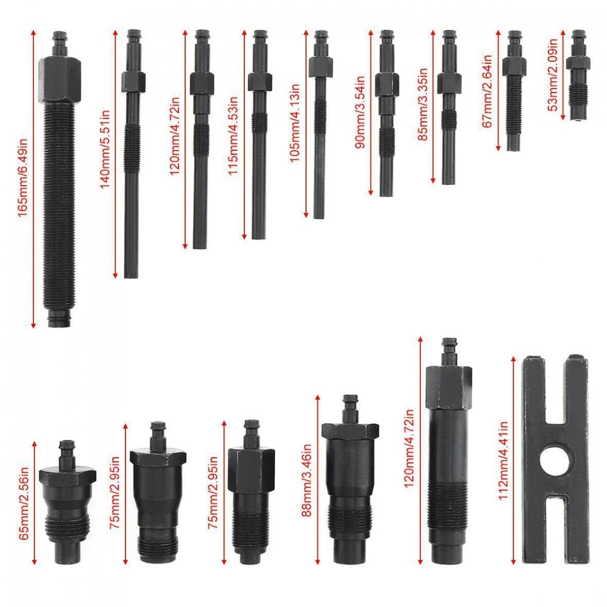 Cylinder Compression Tester Tool Kit for Diesel Engines - Toyota Hilux N70