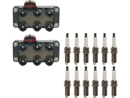 Ignition Coil and Spark Plug Kit for Jaguar XJ12 (1995–1996) 15789DCDM