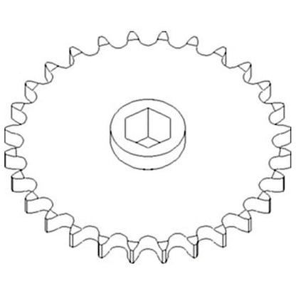 28 Tooth Sprocket for Row Unit (AH124999)