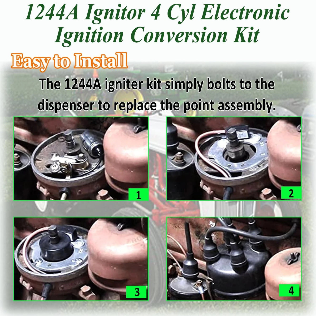 Electronic Ignition Conversion Kit for Ford Tractors 8N (1939–1952)