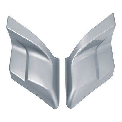 Barracuda Silver Stretched Side Covers Panel for 2014–2024 Harley Street Glide